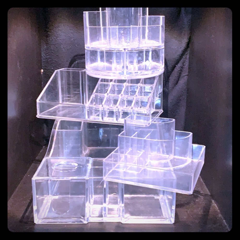 Acrylic Makeup Organizer Set